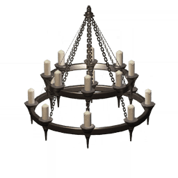 2단 촛대 샹들리에