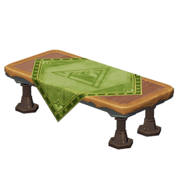 실내 긴 탁자-「섬세한 관리」