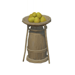 서리달 작은 탁자-「과일향」