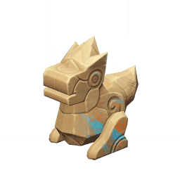 두발 목각 인형-「흔들흔들」