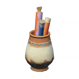 색채 도자기-「화염의 산물」