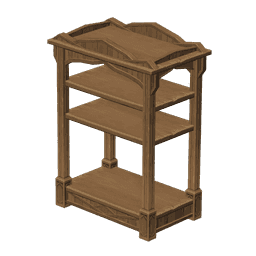 빛나는 나무 원목의 깔끔한 선반