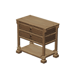 에셀나무 삼중 서랍