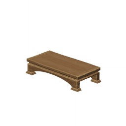 에셀나무 낮은 탁자