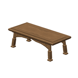 단단한 에셀나무 테이블