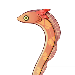 붉은 지느러미 육지 뱀장어