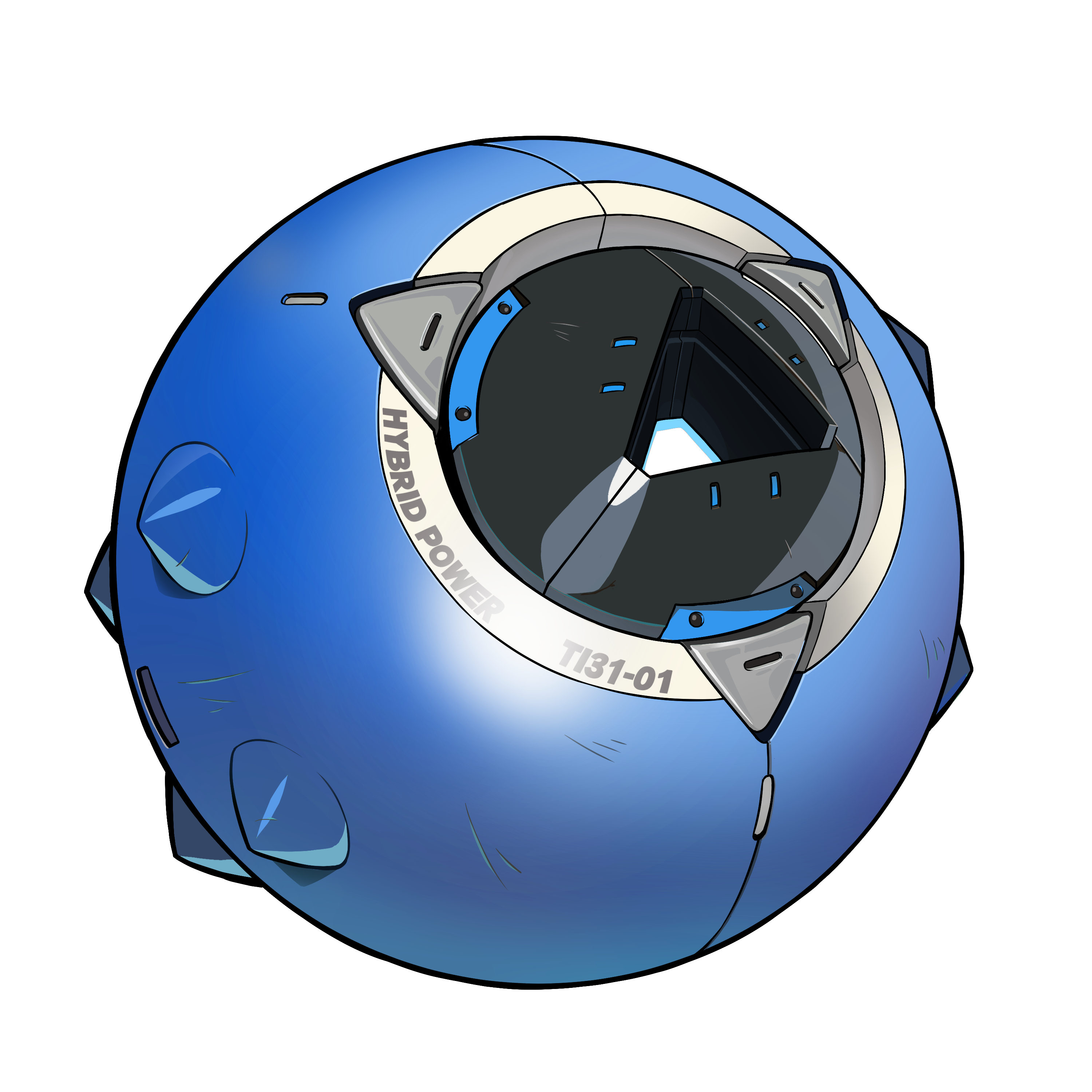 「잿더미」-코발트블루