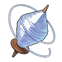 비단실이 감긴 방추