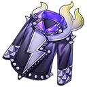 밴드의 리벳 가죽 재킷