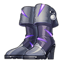 학자의 스웨이드 스노우 부츠