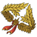 영웅의 우승자 월계관