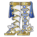 시인의 은 징 신발