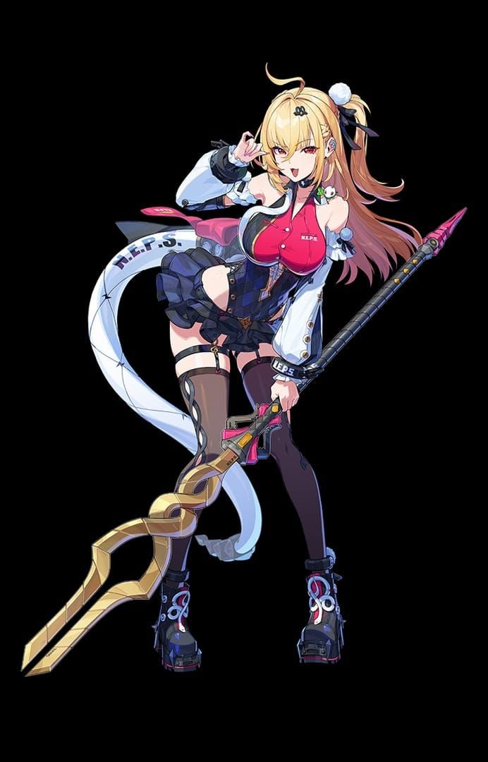 시시아 캐릭터의 능력과 스타일을 나타내는 공식 이미지