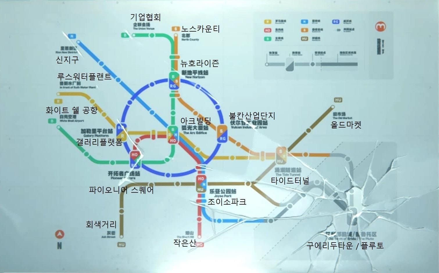 젠레스 존 제로의 신규 스토리 지역 뉴에리두 지도