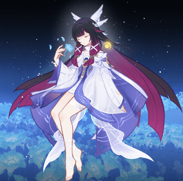 원신의 신규 캐릭터 콜롬비나의 공식 아트 이미지