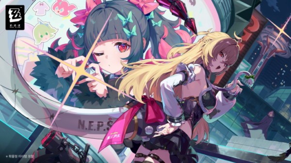 공동 히어로즈 대회의 인-게임 스크린샷, 팀 구성 전략을 설명하는 장면