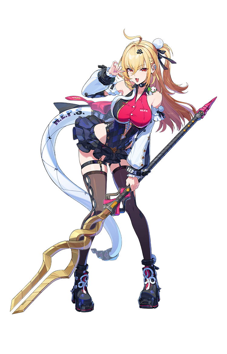 젠레스 존 제로 시시아 전기 강공 딜러 캐릭터 일러스트