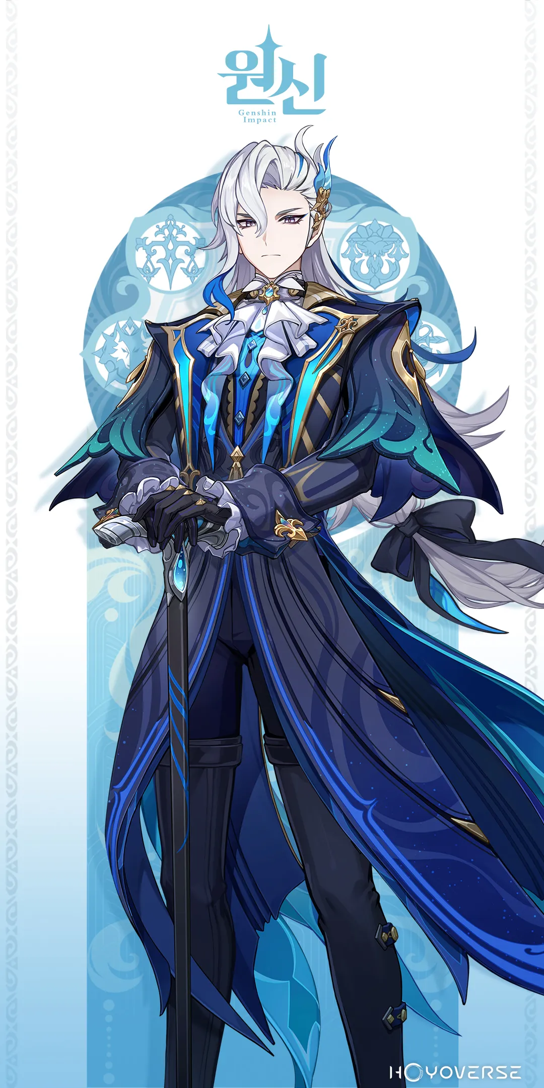 네빌레트 HP 30,000+ 추천 스탯 목표치가 표시된 캐릭터 정보 UI