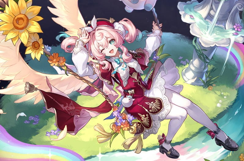 붕괴: 스타레일 히아킨 캐릭터 아트워크 및 세팅 예시